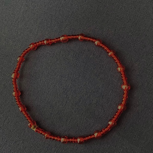 Red handmade basic by very cute bracelet, NON turnishing - Picture 1 of 3